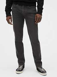 GAP sivé pánske džínsy Soft Wear Slim