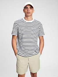 GAP sivé pánske tričko organic cotton pocket t-shirt