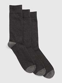 GAP sivý 3 pack pánskych ponožiek