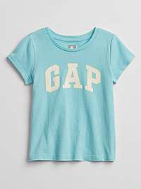 GAP tyrkysové dievčenské tričko Logo