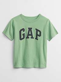 GAP zelené detské tričko Logo