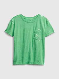GAP zelené detské tričko Star