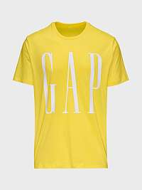 GAP žlté pánske tričko s logom