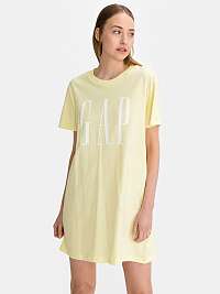 GAP žlté šaty Logo T-shirt Dress