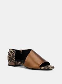 Geox hnedé kožené sandále