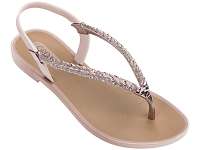 Grendha ružové žabky Tropicalia Sandal Pink/Brown -