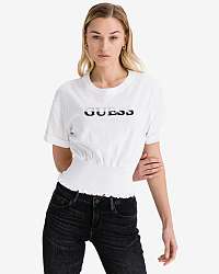 Guess biely crop top Winifred
