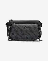 Guess čierna crossbody 2v1 kabelka Mika Double Pouch