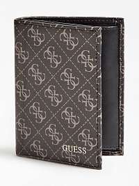 Guess čierne pánska peňaženka DAN 4G Logo Mini Wallet