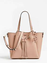 Guess púdrové kabelka Digital Logo Charm Shoulder bag