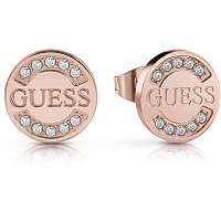 Guess rose gold náušnice Uptown chic