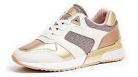 Guess zlaté tenisky Motiv Laminated Look Running Shoe