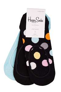 Happy Socks 3 pack farebných nízkych ponožiek do tenisiek Big Dot
