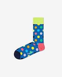 Happy Socks Big Dot Ponožky Modrá Viacfarebná