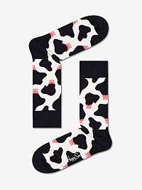 Happy Socks Cowzy Ponožky Čierna Biela