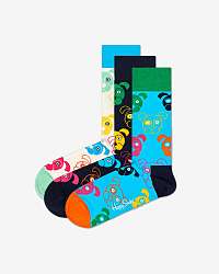 Happy Socks Dog Gift Box Ponožky 3 páry Viacfarebná