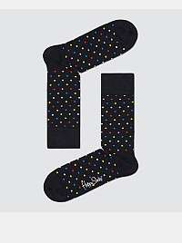 Happy Socks Dot Ponožky Čierna