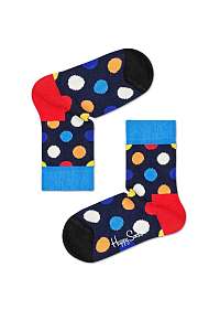 Happy Socks farebné chlapčenské ponožky Big Dot Sock s bodkami