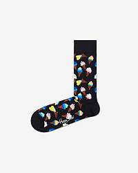 Happy Socks Icecream Ponožky Čierna