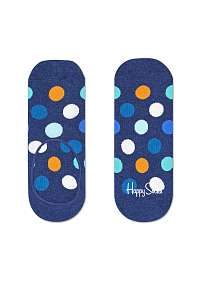 Happy Socks modré nízke ponožky do tenisiek Big Dots