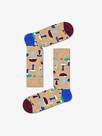 Happy Socks Mushroom Ponožky Hnedá Béžová