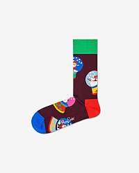 Happy Socks Snow Globe Ponožky Čierna Viacfarebná