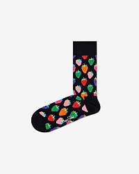 Happy Socks Strawberry Ponožky Čierna Viacfarebná