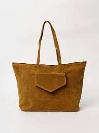 Hnedá kabelka v semišovej úprave Haily´s Shoppy