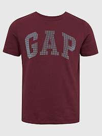 Hnedé chlapčenské tričko s logom GAP
