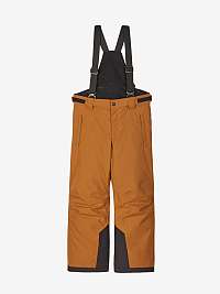 Hnedé chlapčenské zimné nohavice s povrchovou úpravou Reima Wingon