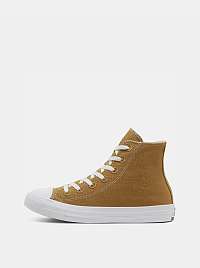 Hnedé členkové tenisky Converse Chuck Taylor All Star Renew