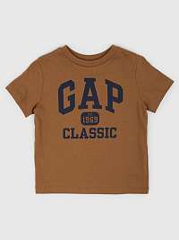 Hnedé detské tričko GAP