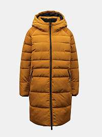 Horčicový prešívaný zimný kabát VERO MODA Bergen