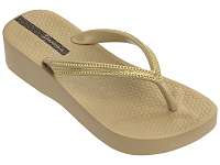 Ipanema béžové žabky na kline Mesh Iv Plat Fem Beige/Beige -