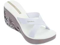 Ipanema biele šľapky na kline Lipstick Straps V Fem Pink/White