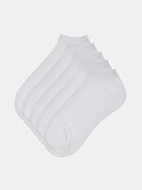 Jack & Jones biele 5 pack ponožiek Dongo