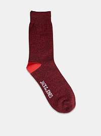 Jack & Jones červené pánske ponožky