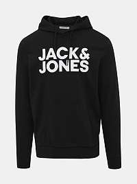 Jack & Jones čierne pánska mikina Corp