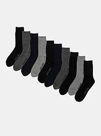 Jack & Jones sivé 5 pack ponožiek