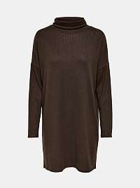 Jacqueline de Yong hnedé svetrové voľné šaty