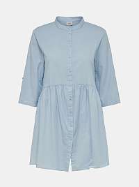 Jacqueline de Yong modré košeľové šaty Cameron