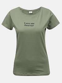 Jacqueline de Yong zelené dámske tričko Chicago