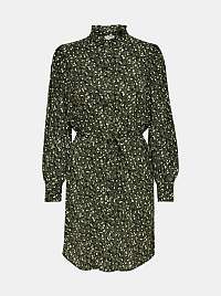 Jacqueline de Yong zelené košeľové šaty