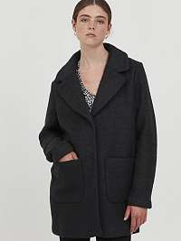 Kabáty pre ženy ICHI - čierna