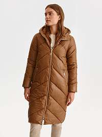 Kabáty pre ženy TOP SECRET - hnedá
