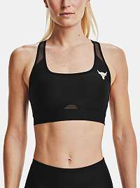 Kompresná podprsenka Under Armour Prjct Rock X-back Mid Bra - čierna