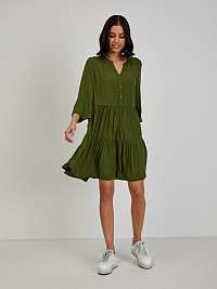 Košeľové šaty pre ženy Tom Tailor Denim - zelená