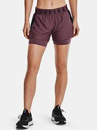 Kraťasy Under Armour Play Up 2-in-1 Shorts - fialová