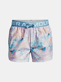 Kraťasy Under Armour Play Up Printed Shorts - fialová