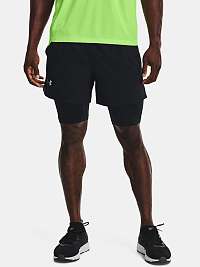 Kraťasy Under Armour UA LAUNCH 5'' 2-IN-1 SHORT - čierna